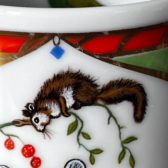 Lynn Chase 1991 “Tiger Raj" Mug Decorated With 24K Gold Vintage Coffee Cup 10 oz - Picture 15 of 15